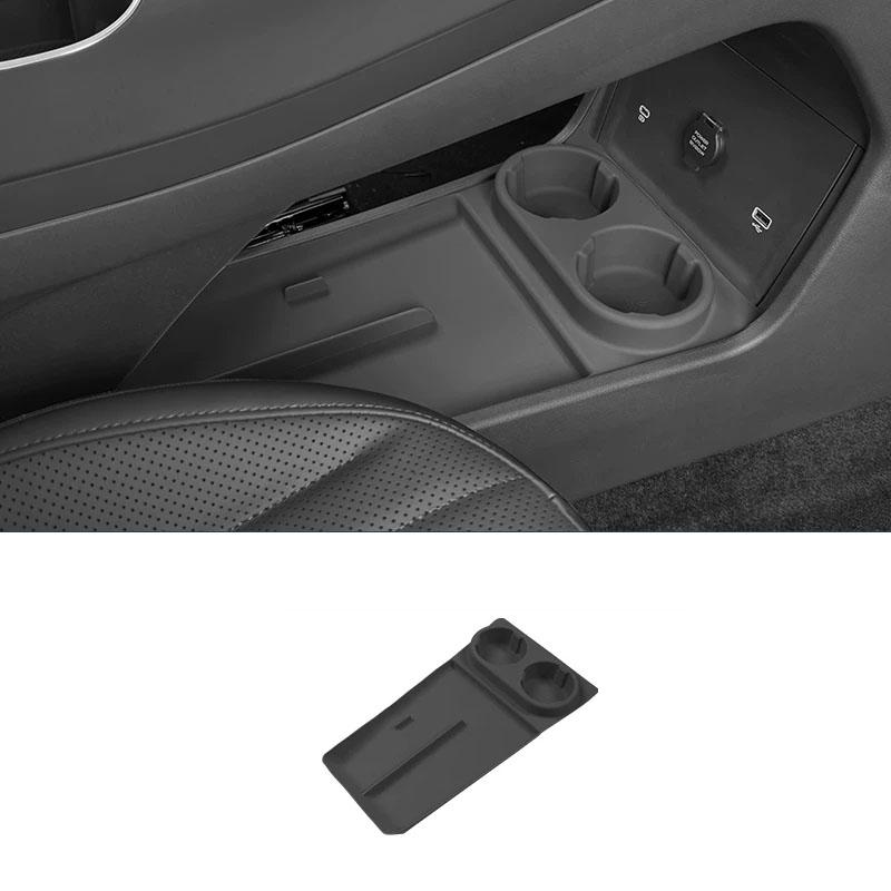 Nouveau Support Organisateur de Coussinet de Rangement pour Porte-Gobelet Inférieur en Silicone pour Contrôle Central de Voiture Geely Starray Em‑I Ex5 Emi Accessoires Intérieurs