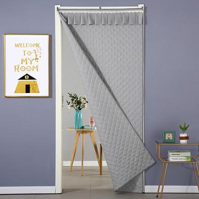 Winter Warm Cotton Door Curtain Sound Insulation Cold-Proof Bedroom Partition Thick Curtain Household Warmth Preservation