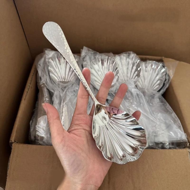 

Rice Spoon Comfortable to Hold Soup Spoon Kitchen Spoon Metal Stirring Spoon China Mainland