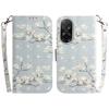 For Xiaomi Redmi A5 4G (171.7mm)/Poco C71 4G Case Pattern Printing Leather Wallet Phone Cover with Wrist Strap