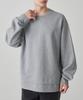 Flat Terry Oversized Double Layer Sweatshirt [Medium Grey]