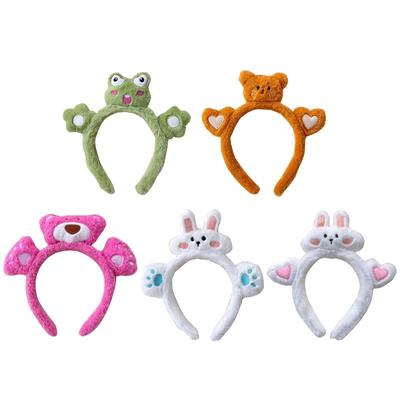 Animal Cosplay Costume Cartoon Hairband Plush Headband Halloween Party Accessory