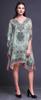 Phagun Womens Short Beach Kaftan Beachwear Bikini Coverup Midi Dress-4X-5X