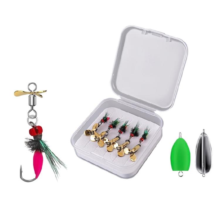 5Pcs Fast Sinking Fly Fishing Baits Lure Dry / Wet Fly Artificial Baits Fly Fishing Baits Lure Fishing Accessory