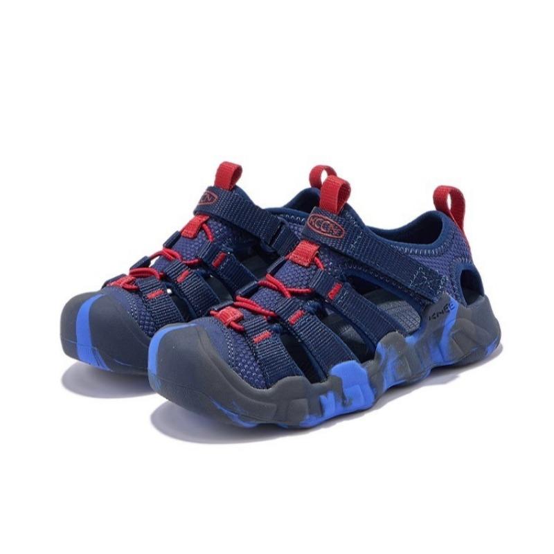 Kids Colorful Closed Toe Sandals Summer Outdoor Beach Shoes Non-Slip Hiking Wading Sandals for Boys Girls