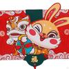 Roter Umschlag Cartoon Geldtasche Jahr Chinesisch für Geschäftsanlässe