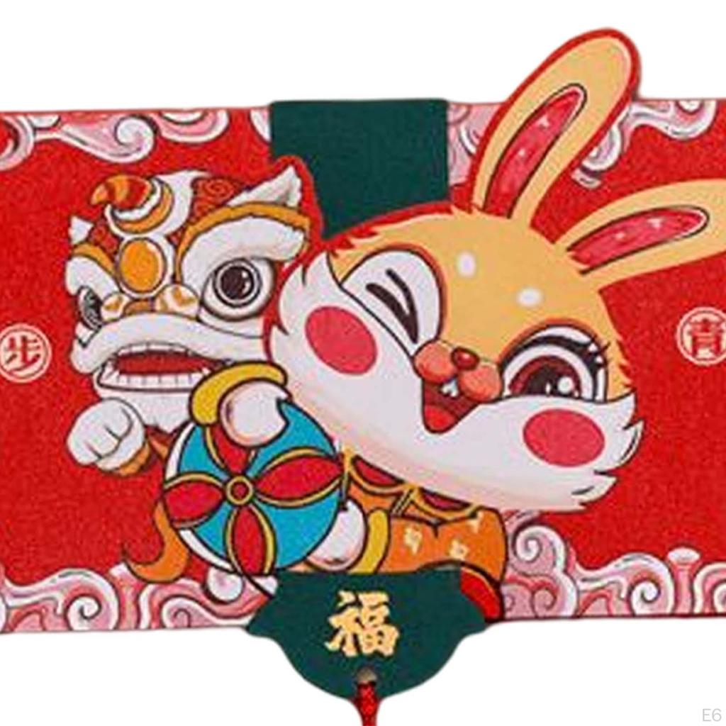 Roter Umschlag Cartoon Geldtasche Jahr Chinesisch für Geschäftsanlässe