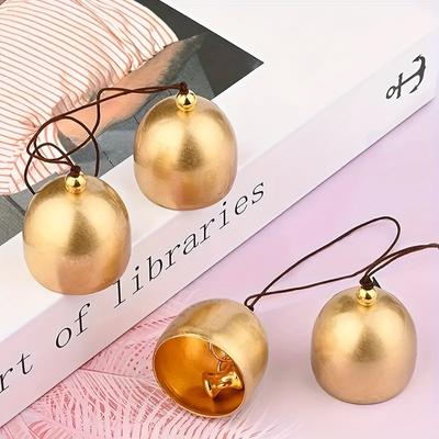 10 Pcs Vintage Christmas Craft Bells for WindChime Decor Holiday Party Decoration Dog Cat Training Bells