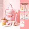 Conjunto de Presente Rosa para o Dia da Mulher