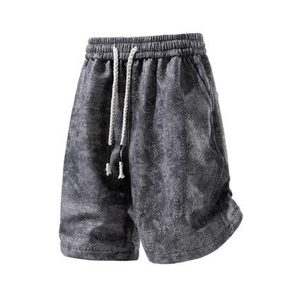 Casual Loose Versatile Beach Pants Retro Thin Quarter Pants Sports Shorts For Men