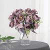 Künstliche Blumen Seidenhortensie Pfingstrose Hochzeitsblumenstrauß Valentinstag Haus Zimmer Vase Dekoration DIY Geschenk Kranz Scrapbooking