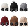 Unisex Winter Winddichte Skibril met Warme Gebreide Wol