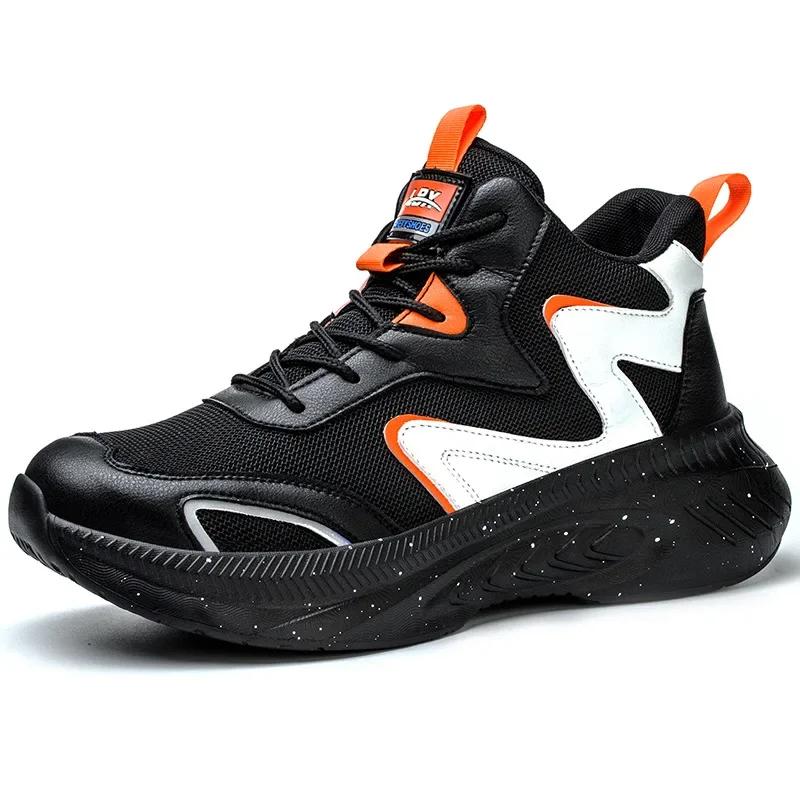 Модные легкие утепленные рабочие ботинки для мужчин — фото 7