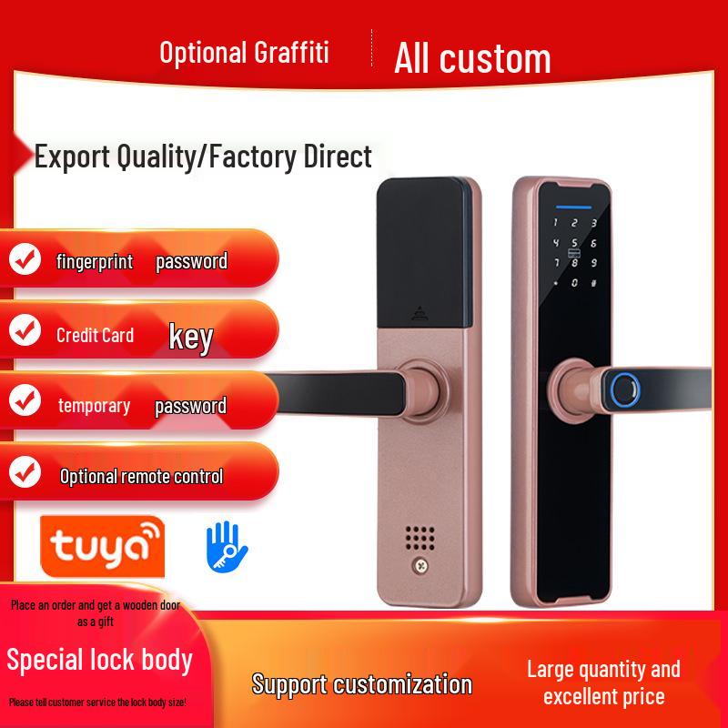 Smart Electronic Fingerprint and Password Lock for Interior Doors: Ideal for Bedrooms, Home Offices, Apartments, and More.