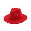 Women'S Black Elegant Wide Brim Fedora Flat Panama Hat Cap Wide Brim Autumn Hat Elegant Imitation Wool Camel Winter Caps