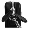 COACH RADIO 23 Silver Hardware Cowhide Camera Bag Shoulder Crossbody Bag Medium Unisex Couple Style Black
