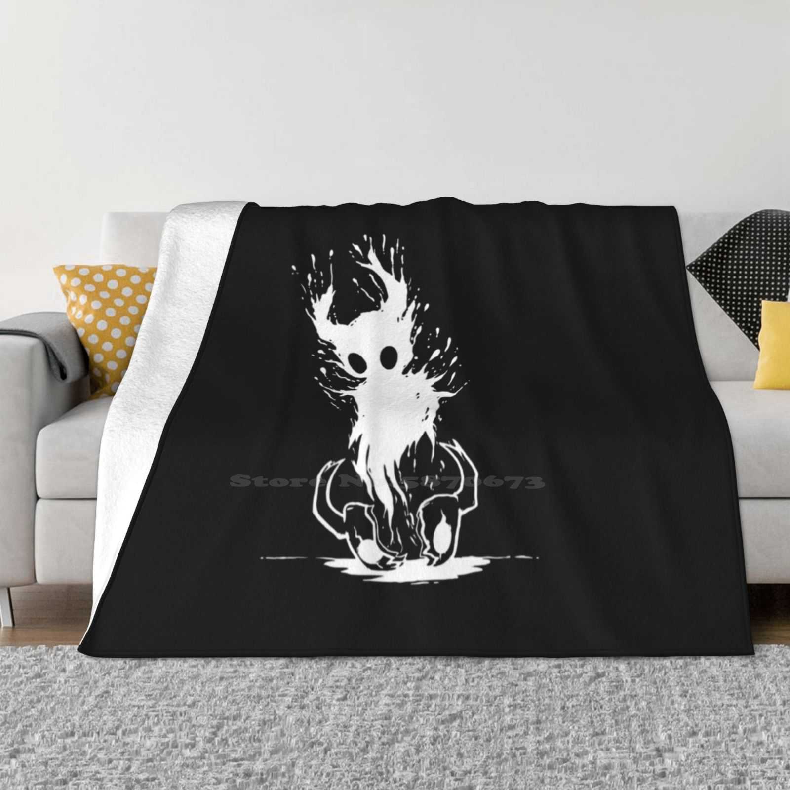 Hollow Bone Blanket Soft Warm Travel Portable Blanket Game Hollow Knight Adventure Newest 30x40in