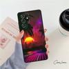 80s Retrowave Neon Palms Tree phone case For Samsung Galaxy S24 S25 S23 S22 Ultra Note 10 20 Plus S20 S21 FE Cover
