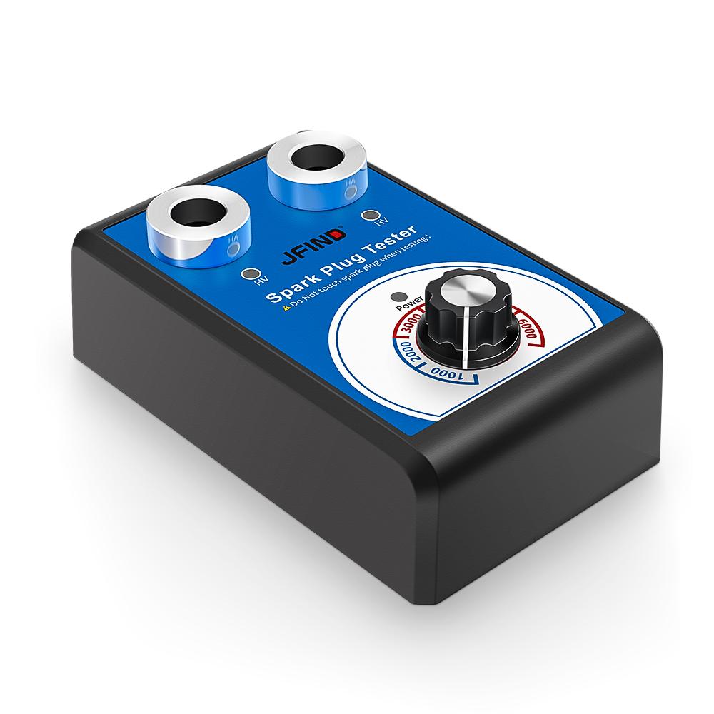 Car Spark Plug Tester with Auto Double Hole Detector Ignition Plug Analyzer 110V 220V for 12V Vehicles Spark Plug Analyzer