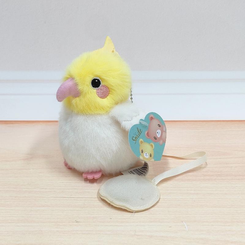 1 Piece Fluffy Pretty Parrot Pigeon Funny Toy Pendant Delicate Cute Mini Magnetic Station Shoulder Pet Bird Plush Toys For Kids