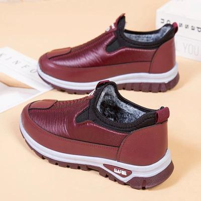 Winter Plüsch verdickte wasserdichte Turnschuhe rutschfeste warme Damen Freizeitschuhe