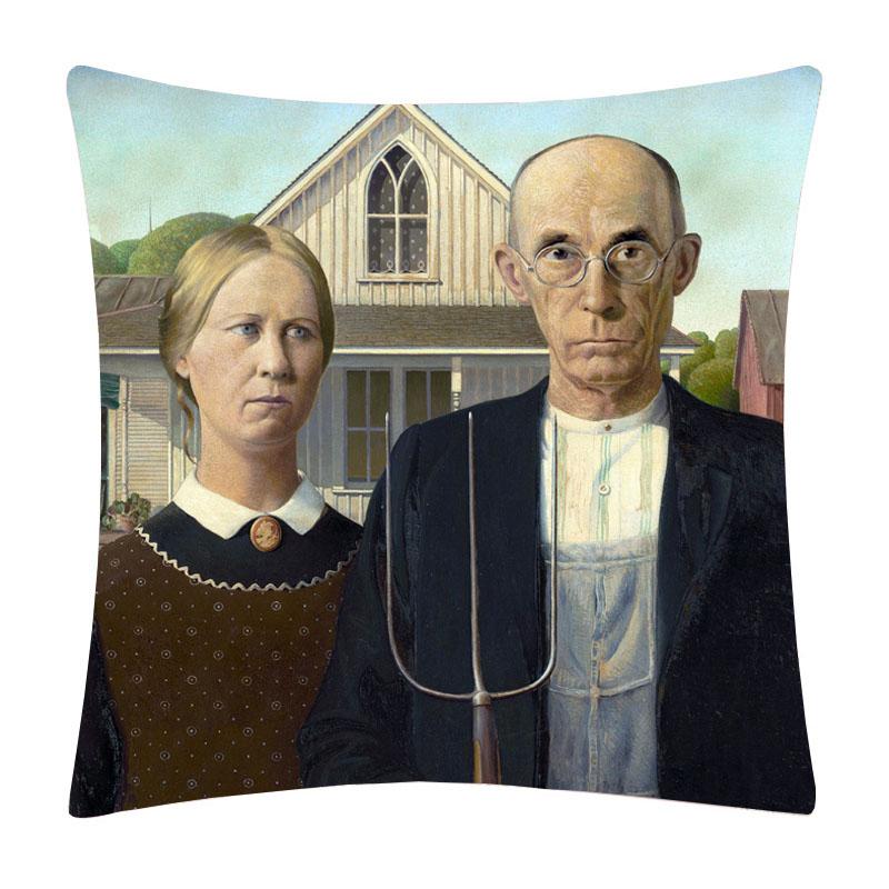 Henri Matisse Oil Paintings Cushion Covers Woman with a Hat The Open Window Art Pillowcase Decorative Pillows For Sofa