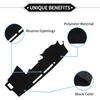 Dash Cover Compatible for Toyota Hilux 2005-2015, Non-Slip Polyester Black Center Console Dashboard Cover Pad Carpet
