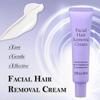 Luuma Facial Hair Removal Cream, Gentle Hairs Removers with Serum for Women, Long-Lasting Depilatory Cream for All Skin Types (1)