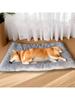 Grand Lit Canapé en Peluche pour Chien Épais Super Doux Polyester Tapis pour Animal de Compagnie Tapis de Cage pour Chien Lit Pour Petit Chien Moyen Grand Chien