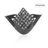 Women's Pointed Toe High Heel Protector - Leather Anti-Kick Decorative Cover with Metal Cap for Shoe Protection.