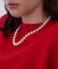 Merrymotive White Pearl Bold Necklace