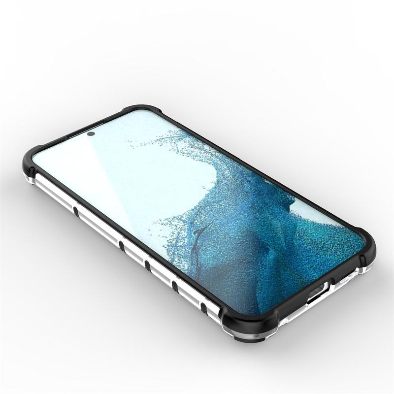 Honeycomb Shockproof For Samsung Galaxy S24 Case Armor Capa Samsung S24 Plus Ultra Cover Translucent TPU PC Protector S24 Case