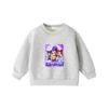Multi-color Children Girls Kpop Hunters Rumi Zoey Mira Print Long Sleeves Round Neck Sweatshirt