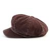 Universal Chemistry Belted Hard Washing Burgundy Newsboy Cap