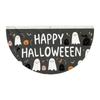 Happy Halloween Half Round Bunting Pumpkin Theme Outdoor Garden Party Decoration, 45cm/17.7 in
