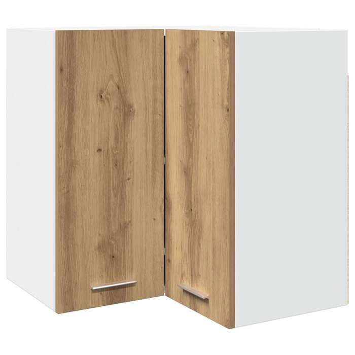 VidaXL Corner Wall Cabinet "Lyon" Artisan Oak 57 X 57 X 60 Cm Engineered Wood 856123