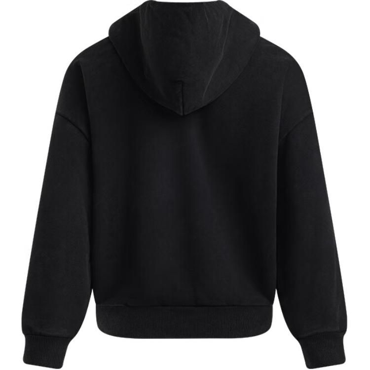 Under Armour Icon Pullover Fleece Training Long Sleeve Sweatshirt Women sweatshirt Black 1386485-001