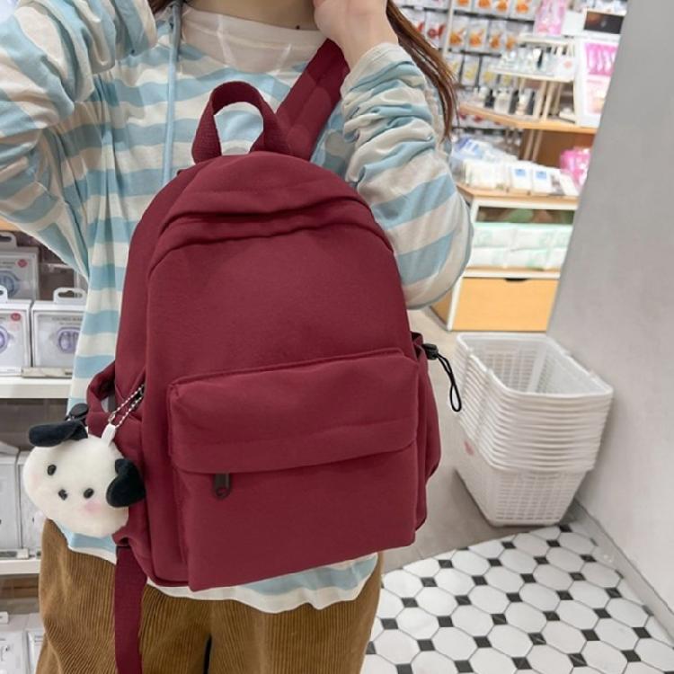 Stylish and Practical School Bag Women's Nylon Backpack for Students and Travel