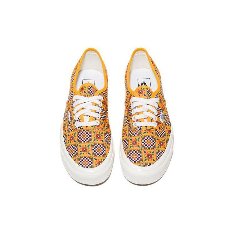 Vans Αυθεντικά 44 DX Anaheim Factory - Καρό Πλακάκια Unisex Αθλητικά Παπούτσια Πορτοκαλί Λαμπερό Κίτρινο VN0A5KX4AXA
