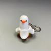 Wear-Resistant Clicker Toy Keychain 3D Printed Banana Duck Keychain Mini Fidget Toy  Students