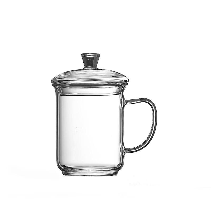 Zhenqi 400ml Hitzebeständige Büro-Glas-Teetasse
