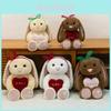 Cute Heart Hugging Cartoon Rabbit Plush Doll Children Toy For Kids Gift And Cuddle Use