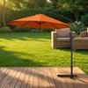 Polyester Umbrella Replacement Canopy 10ft Diameter Round Patio Umbrella Canopy Waterproof 6 /8Ribs Outdoor Umbrella Top Cover
