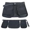 PIENSE Gardening Pouch Apron Bag Nurse Bag Unisex Farm Work Outdoor Efficiency Large Capacity (Black)