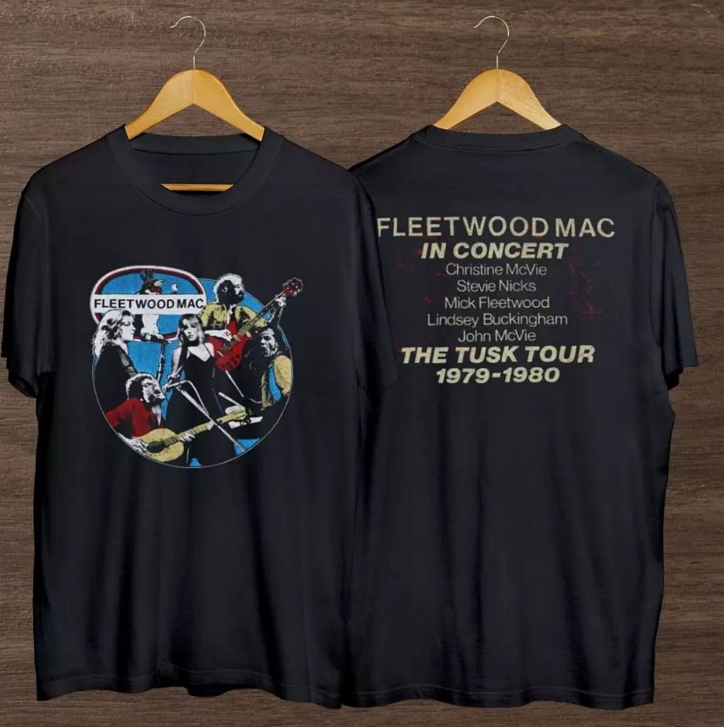 Fleetwood Mac Tusk Tour T-Shirt Baumwolle Unisex Größe S5XL Für Fans