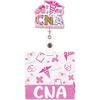 Pink Glitter Nurse Badge Reel 60 Rotating Name Cards Holders Retractable ID Holder  Resident Nurses