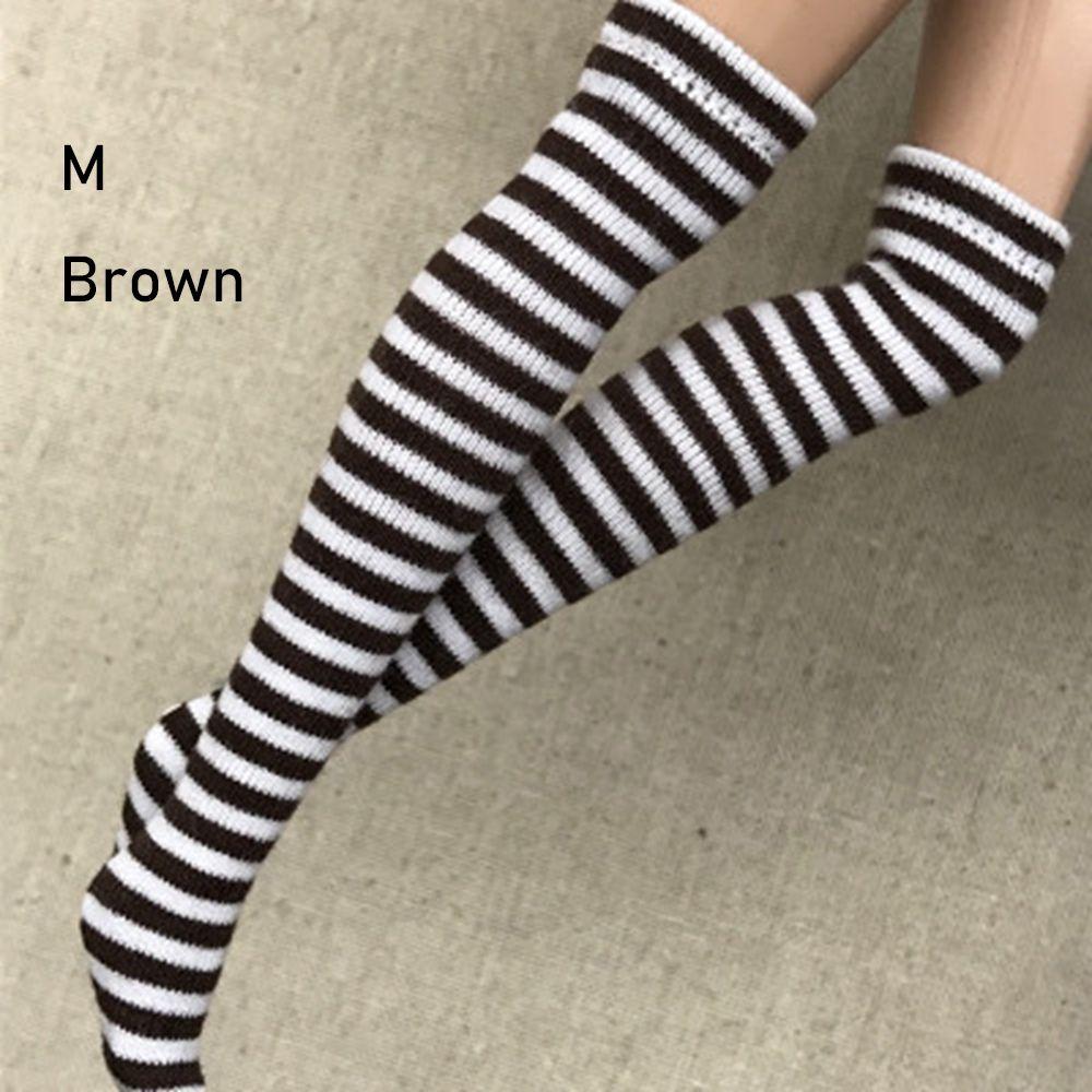 1 Pair Fashion Children  Girl DIY 's Clothes Accessories 1/6  Stockings Christmas Gift Stripe Socks