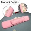 Pool Cue Case for 1/2 Billiard Stick Billiards Supplies Portable with External Pocket Wear Resistant Snooker Stick Storage Bag