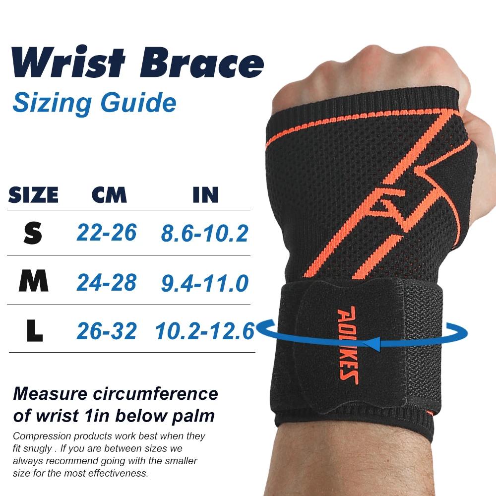 1 Pcs Hand Brace Elastic Wrist Support With Strap, Wrist Compression Wrap Adjustable Hands Strap Relieves Wrist Pain,Tendonitis