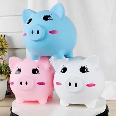 Savings Tank Pig Piggy Bank Decorative Pig Model Piggy Bank Cartoon Pig Money Boxes  Coins Cash